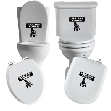 Imagem de Adesivo star wars 2 vaso sanitário privada caixa acoplada descarga azu