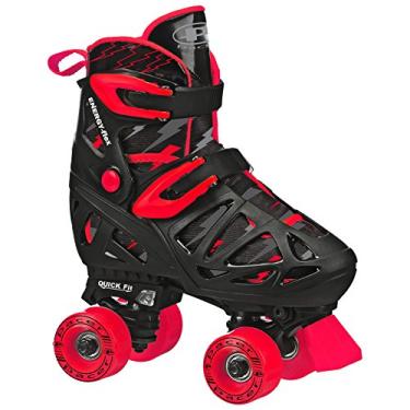 Imagem de Pacer XT70 Patins Quadriciclos Artísticos Ajustáveis para Crianças (Preto Médio)