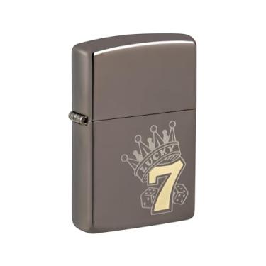 Imagem de Zippo Isqueiro Lucky 7 Black Ice Pocket
