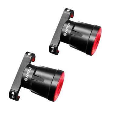 Imagem de G Keni Luzes traseiras de bicicleta com sensor de freio inteligente, luz traseira de bicicleta com detecção automática de luz IPX6, à prova d'água IPX6, lanternas traseiras de LED ultra brilhantes