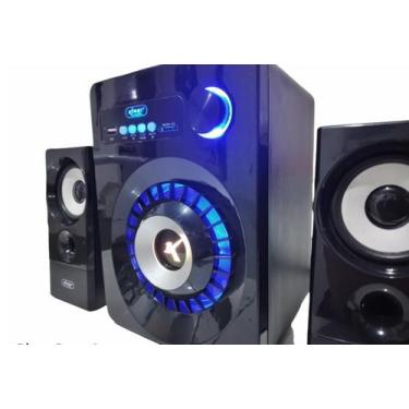Imagem de Mini Micro System Caixa De Som Bluetooth Usb Sd Led Fm 16W - Knup, Cai