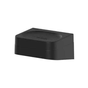 Imagem de Saboneteira De Parede Porta Sabonete Adesivo Ou (Preto)