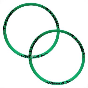 Imagem de Par Aro Vzan Vmaxx Aro 26 DH Freio a Disco 36 Furos Verde Neon Bicicleta Montadinha Freeride manobras
