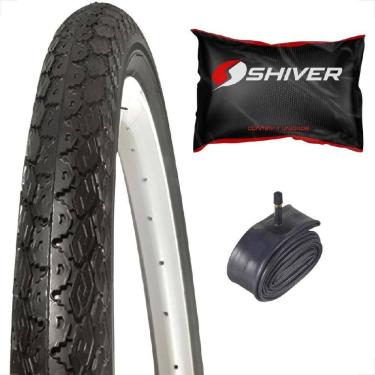 Imagem de Pneu Pirelli Manga Turbo aro 26 x 1.1 Montadinha Motorizada Bike + Camara de ar Shiver Bico Grosso