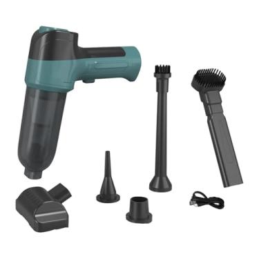 Imagem de Ioensy Dispositivo de limpeza de pó Coletor de pó para carro Aspirador de compacto de alta potência para carro Aspirador doméstico para sofá Automotivo, Azul