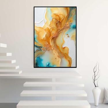 Imagem de Quadros Decorativos com Moldura Jesus eu Sou o Caminho Salmo Sala Quarto Kit Conjunto 2