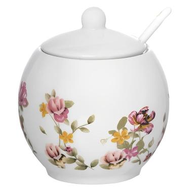 Imagem de Açucareiro Le Jardim em Porcelana com Colher 350ML