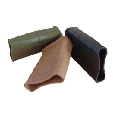 Imagem de Portable M4 M16 Fast Magazine Holster Rubber Case 5.56 Mag Anti-slip Protective Sleeve Cover Airsoft Gun Cartridge Hunting Gear (Khaki)