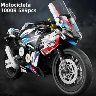 Imagem de Blocos De Construção Mecânicos Técnicos De Carro De Corrida STEM Brinq