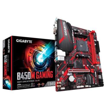 Imagem de Gigabyte B450M Gaming (AM4 DDR4 3600 O.C) - Chipset AMD B450 - USB 3.1