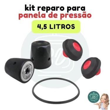 Imagem de Kit reparo para panela de pressão (borracha, peso e válvula) - CWA / P