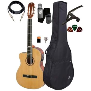 Imagem de Violão Sc200c Ns Lh Canhoto Kit Capa Acessórios