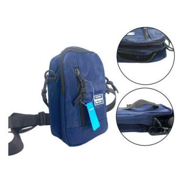 Imagem de Bolsa Tiracolo Pochete Azul - Braswei