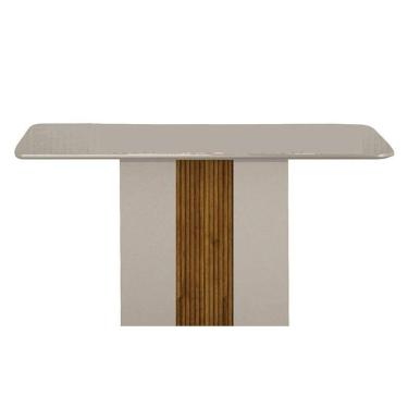 Imagem de Mesa De Jantar Doha 120x80 Off White Decor Off - Leifer Móveis