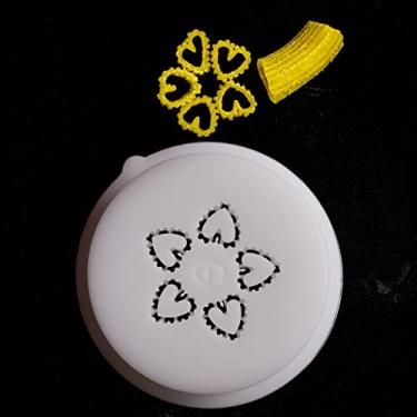 Imagem de PASTADISC Discos em forma de macarrão Penne Heart Penne adequados para máquina automática de macarrão e macarrão Philips, acessórios de cozinha, kit de acessórios (Heart Penne)