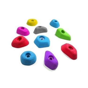 Imagem de Kit com 10 Agarras de Escalada Tamanho Medio de 5cm，MáQuina de Escalada(Sem fixação)