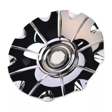 Imagem de NATEFEMIN Tampa central de aro de roda de carro de substituição cromada para Chrysler 300C 2007-2010
