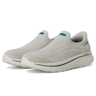 Imagem de Skechers Tênis masculino Go Walk Arch Fit N-Joy Dale Hands Free Slip-ins, Cinzento-acastan, 40