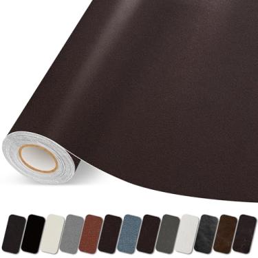 Imagem de Lifenion Patch de reparação de couro, fita autoadesiva de reparação de couro, grande kit de patch de vinil para sofás, sofá, móveis, assentos de carro, cadeiras de escritório, armários, bolsas