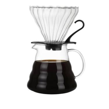 Imagem de Kit Cafeteira com Coador de Vidro 600ml – Elegância, Sabor e Praticidade no Seu Café Diário!