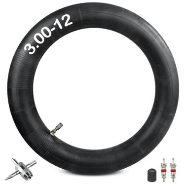 Imagem de Tubo interno 2.75/3.00-12, tubo interno de bicicleta sujeira 80/100-12 para Honda XR50 XR70 CRF50 CRF70 CRF70 CRF110 KLX110 Suzuki DRZ110 PW80 TTR90 SSR Apollo RFZ 110cc 125cc Pit Dirtbike Peças 1