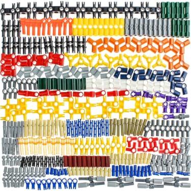 Imagem de TEESE 370pcs Pin-Axle-Connectors Universal-Joint-Bush-Bricks-Set, Compatible with Technic-Parts, for MOC Technic-Project-Bulk-Blocks(Random Color)