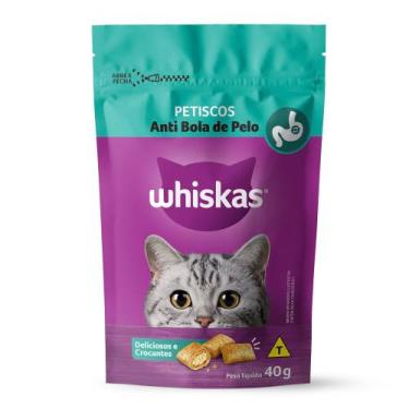 Imagem de Petisco para Gato Whiskas Anti Bola Pelo 40g