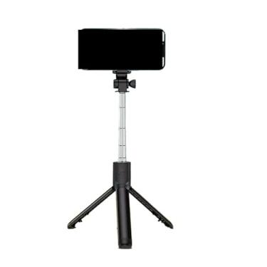 Imagem de Bastão Pau de selfie Tripé Retrátil Com Luz LED Controle Bluetooth Celular(cor aleatoria)