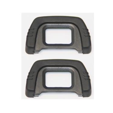 Imagem de Visor ocular para câmera ocular D7000 para Nikon D7000 D600 D80 D90 D40 D50 D200 D300, substitui DK-21 e Bubble Spirit Level Hot Shoe Cover [2 + 2 unidades]