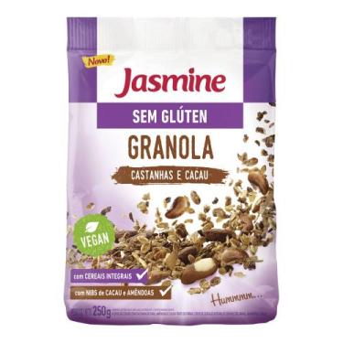 Imagem de Granola Sem Glúten Castanha e Cacau Jasmine 250g