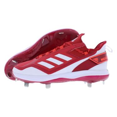 Imagem de adidas Tênis de beisebol masculino Icon 7, Vermelho/branco-vermelho/vermelho bombshell, 39