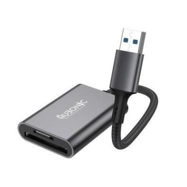 Imagem de Adaptador Leitor De Cartão Hubonic, USB 3.0, 5gbps, Dual Slot SD, Tf, Liga De Alumínio, Notebook, Tablet, Celular