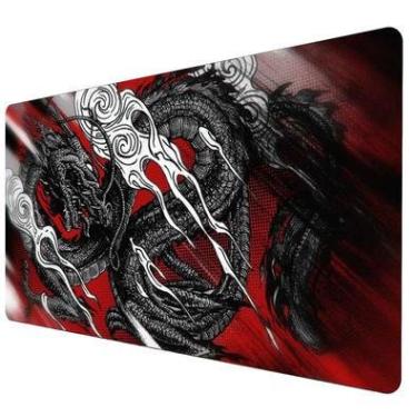 Imagem de Mouse Pad Gamer Speed Extra Grande Profissional 120x60  - Dragão Negro cartoon