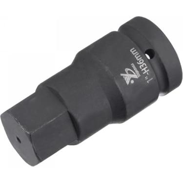 Imagem de Soquete hexagonal de impacto premium, unidade de 102 mm de comprimento, tamanhos métricos de aço CR-MO, soquetes quadrados, 36 mm