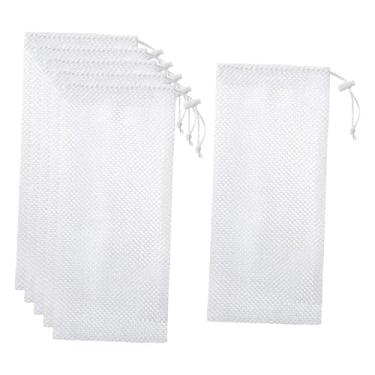 Imagem de Ｂｅｓｇａ Alimentador de pássaros 6x, ferramenta de fornecimento de comida para pássaros, alimentação de tentilhões selvagens, rede de alimentação suspensa de, Branco