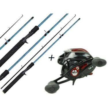 Imagem de Conjunto de Pesca Vara Carbono 1,80m 30lb + Carretilha (Ref. 26) - Lif