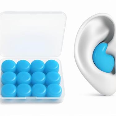 Imagem de Tampão de Ouvido Protetor De Ouvido Auricular Moldável Dormir Natação 6 Pares