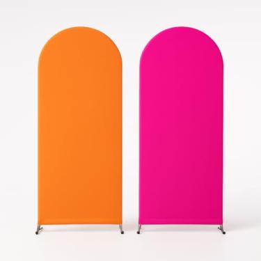 Imagem de Painel Lateral Romano Picolé Dupla Face Veste Fácil 0,90mx 2,0m Cores Lisas (Laranja e Rosa)