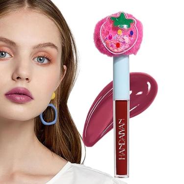 Imagem de Batom Matte Feminino - 2ml Matte Lip Balm Mulheres Batom Maquiagem | Batom profissional de alta pigmentação, batom de longa duração, cosméticos de beleza para mulheres, presentes de aniversário Pinnkl