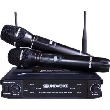 Imagem de Microfone Sem Fio Uhf Soundvoice Mm-320