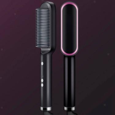 Imagem de Escova 3 Em 1 Alisadora Elétrica Cabelo Profissional
