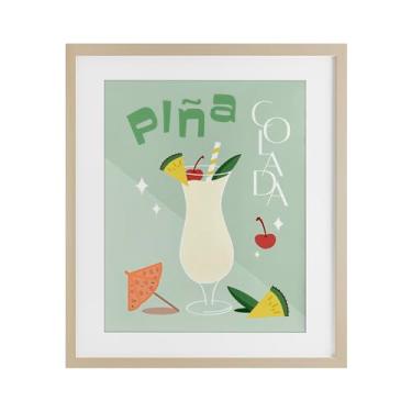 Imagem de Stupell Industries Impressão emoldurada de bétula minimalista Pina Colada por ANNA QUACH, 40 x 33