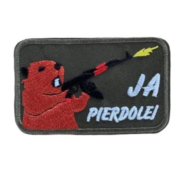 Imagem de Patch bordado de urso de batalha – Remendos de meme engraçados, remendo de moral tático militar com fecho de , adesivos para mochilas, uniformes militares, jeans, jaquetas, coletes, chapéus e mais
