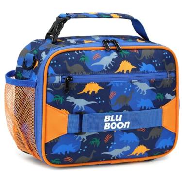 Imagem de Lancheira infantil isolada para escola – Lancheira reutilizável resistente à água com alça ajustável, adequada para lancheira e garrafa de água, fácil de limpar (design de dinossauro para meninas e