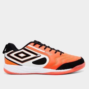 Imagem de Chuteira Futsal Umbro Pro 5 Bump Unissex, Laranja, 43