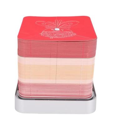 Imagem de Luqeeg Bloco de notas 3D com buquê de rosas com luz calendário 2026 escultura de papel limpeza remoção de rasgos à mão arte 3D bloco de notas escultura para decoração de mesa presentes de aniversário