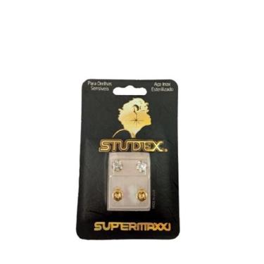 Imagem de Brinco Studex Para Perfuração SuperMaxxi 6mm Aço Cirurgico