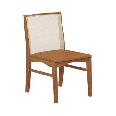Imagem de Cadeira Em Madeira Com Tela Capri Courano 47 Tela 36