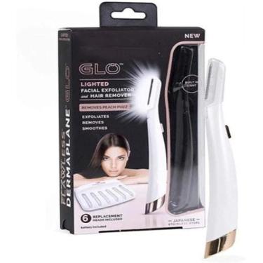 Imagem de Depilador Batom Aparador Portatil Led Face Rosto Sobrancelha Indolor R