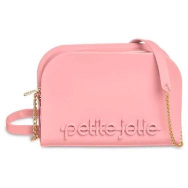 Imagem de Bolsa Petite Jolie Pequena Alça Corrente Lateral - Shop Jully, Rosa, Ú
